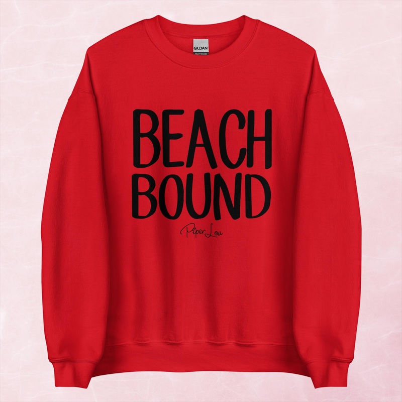Beach Bound Graphic Crewneck Sweatshirt