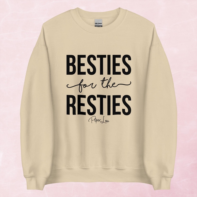 Besties For The Resties Graphic Crewneck Sweatshirt
