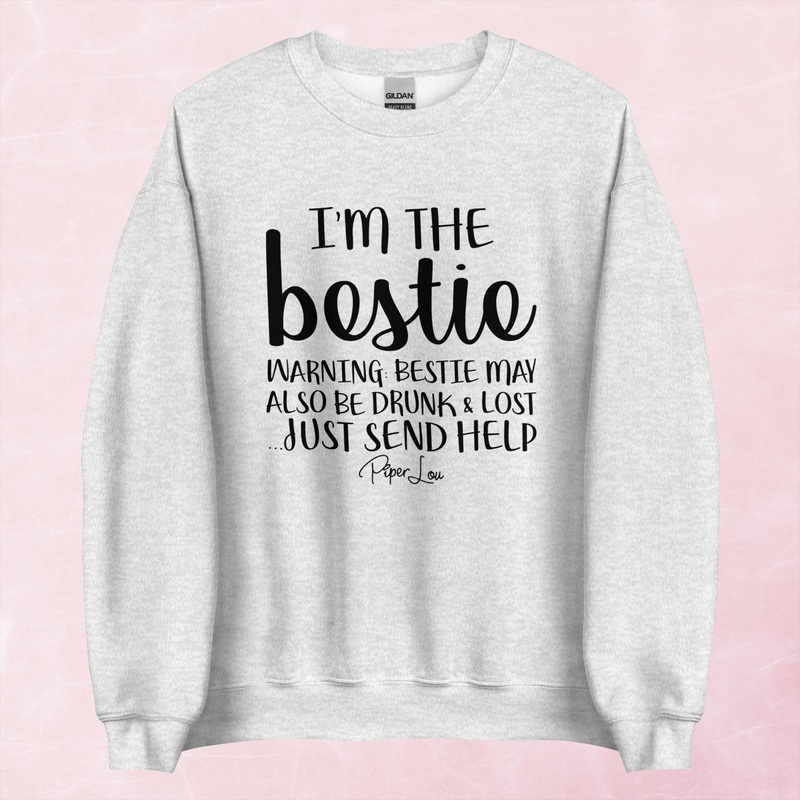I’m The Bestie Graphic Crewneck Sweatshirt