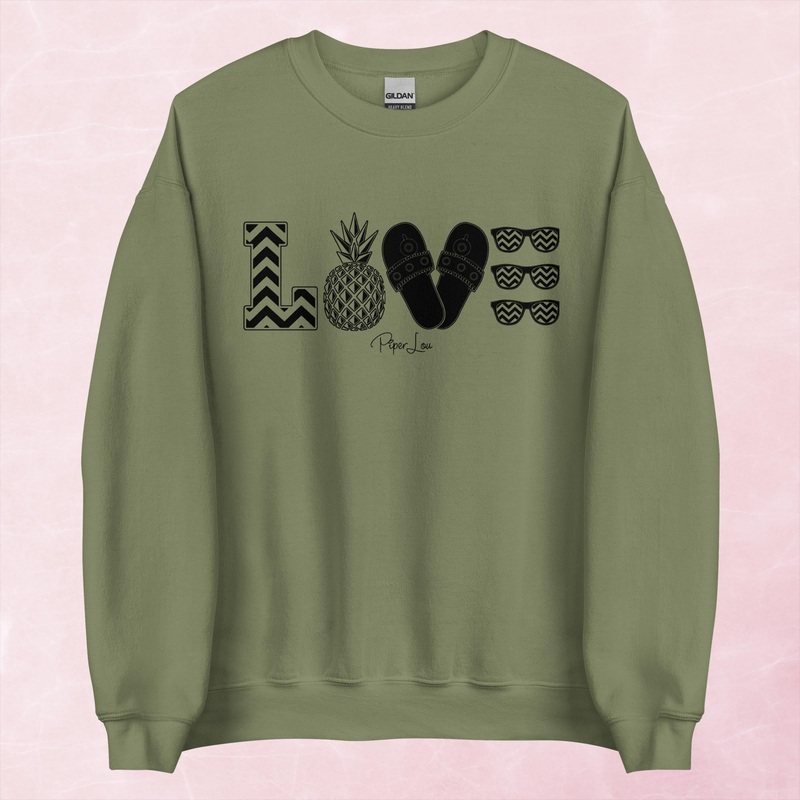 Piper Lou Summer Love Graphic Crewneck Sweatshirt