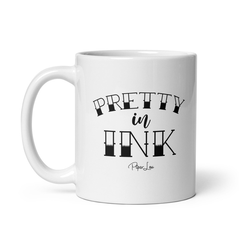 Pretty In Ink Ceramic Coffee Mug