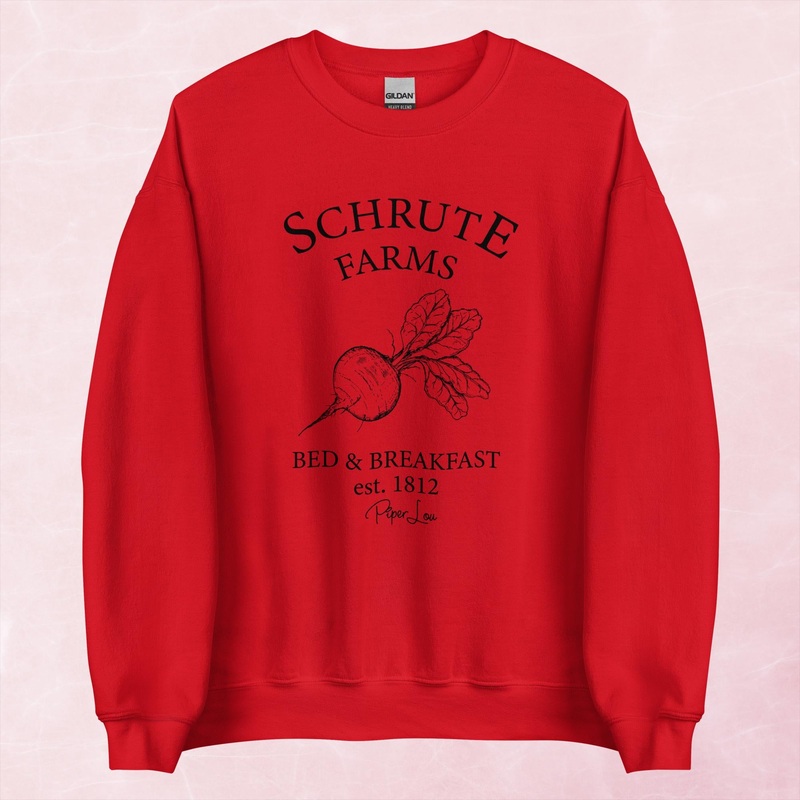 Schrute Farms Graphic Crewneck Sweatshirt