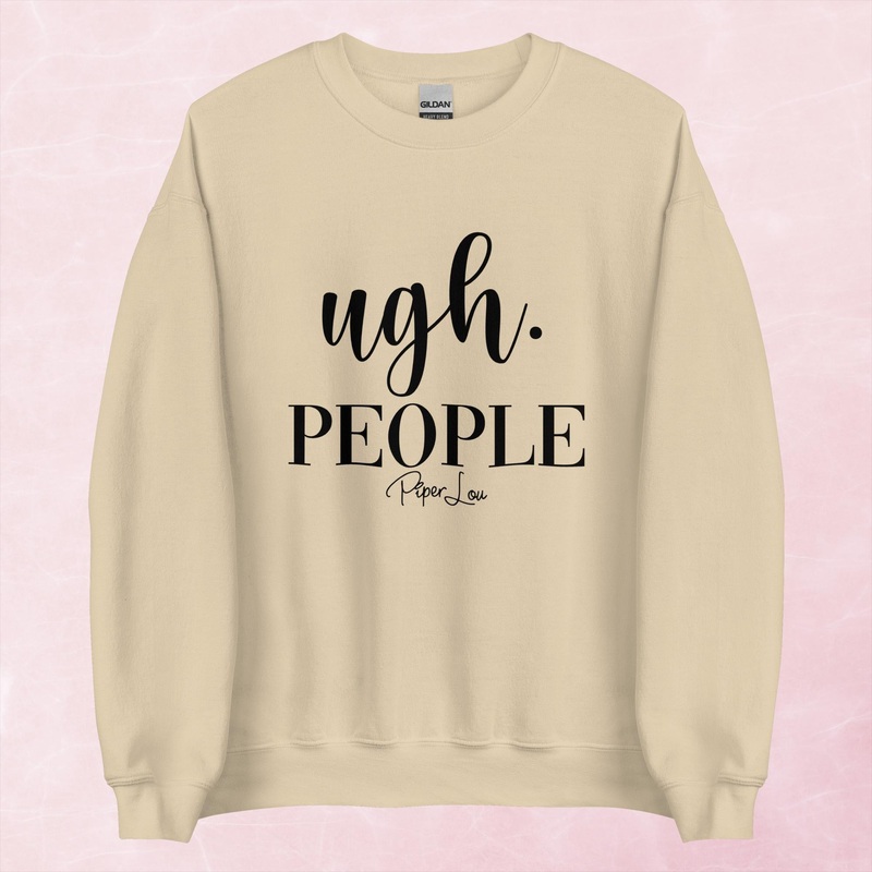 Ugh People Graphic Crewneck Sweatshirt