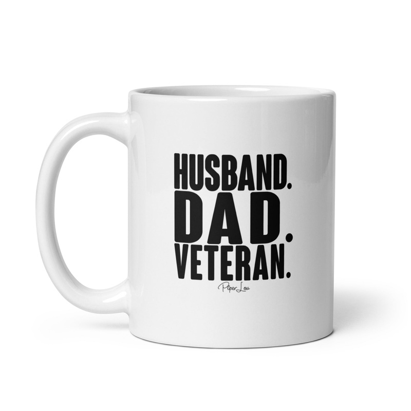 Husband Dad Veteran Men’s Apparel Ceramic Coffee Mug