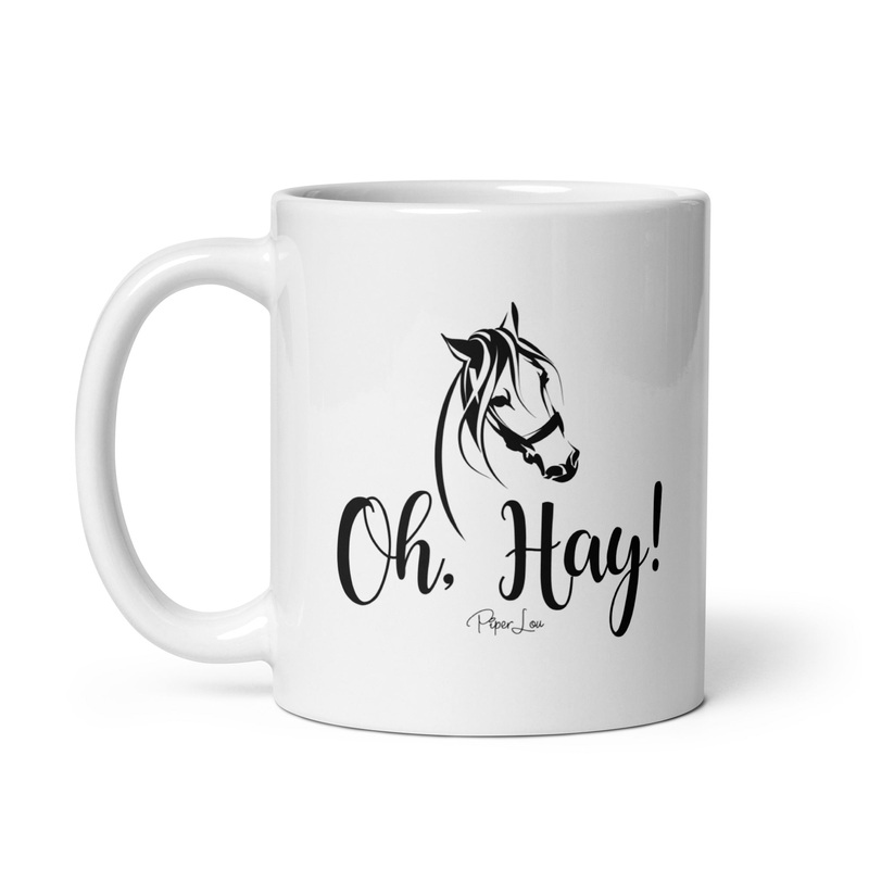 Oh Hay Ceramic Coffee Mug|11 oz|15 oz|20 oz