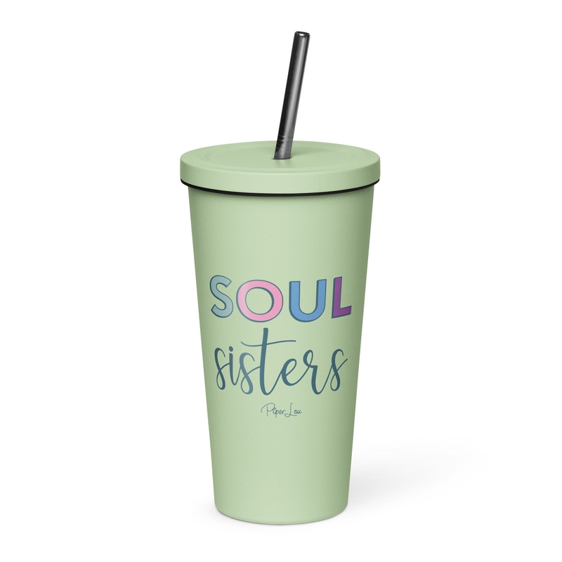 Soul Sisters 20oz Burst Tumbler + Straw