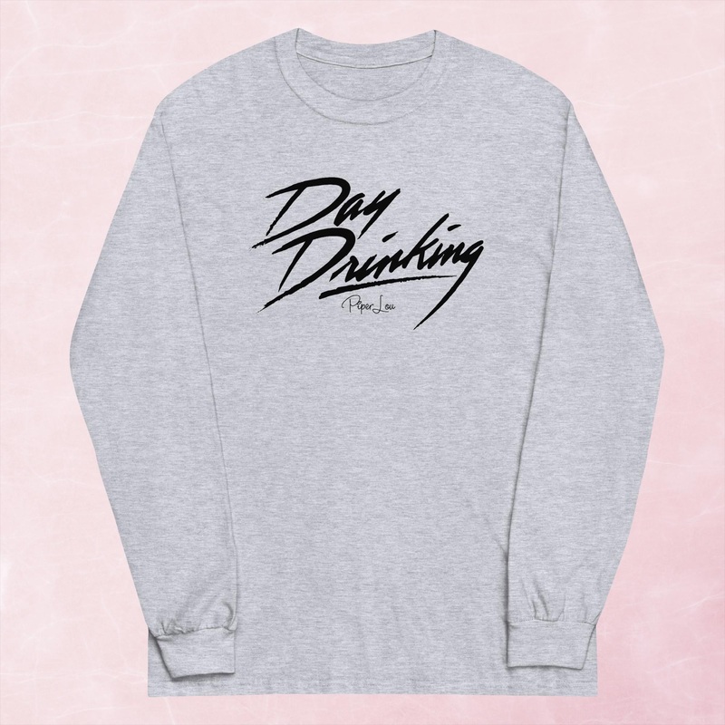 Day Drinking Graphic Long Sleeve Tee