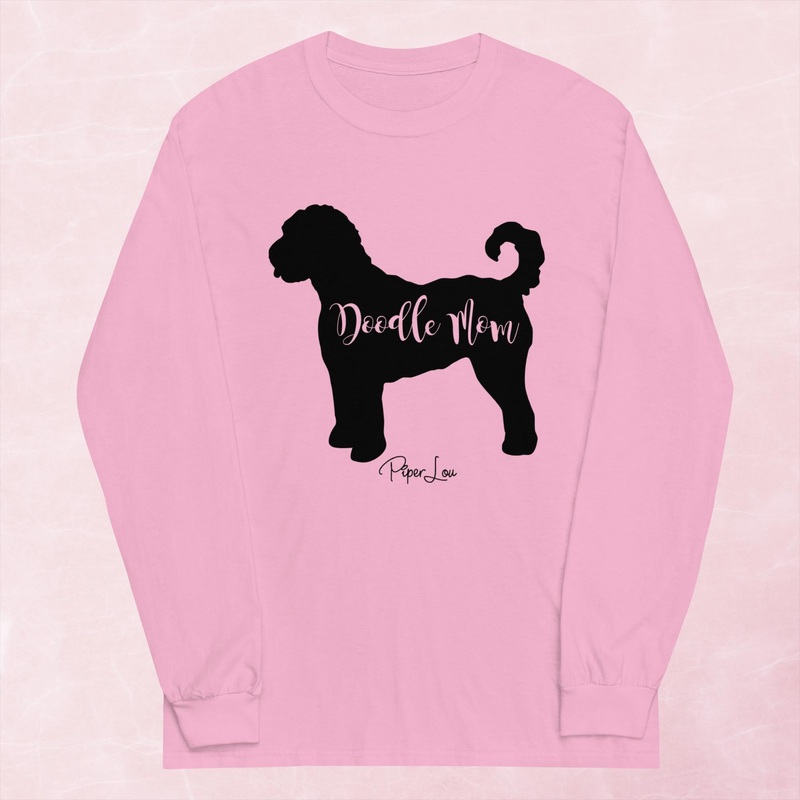 Doodle Mom Graphic Long Sleeve Tee