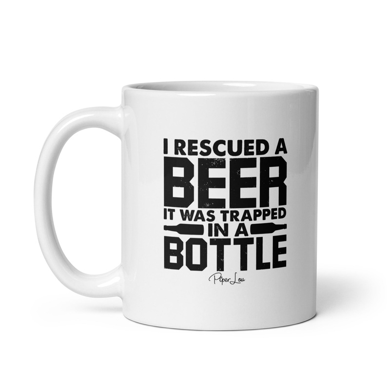 I Rescued A Beer Ceramic Coffee Mug