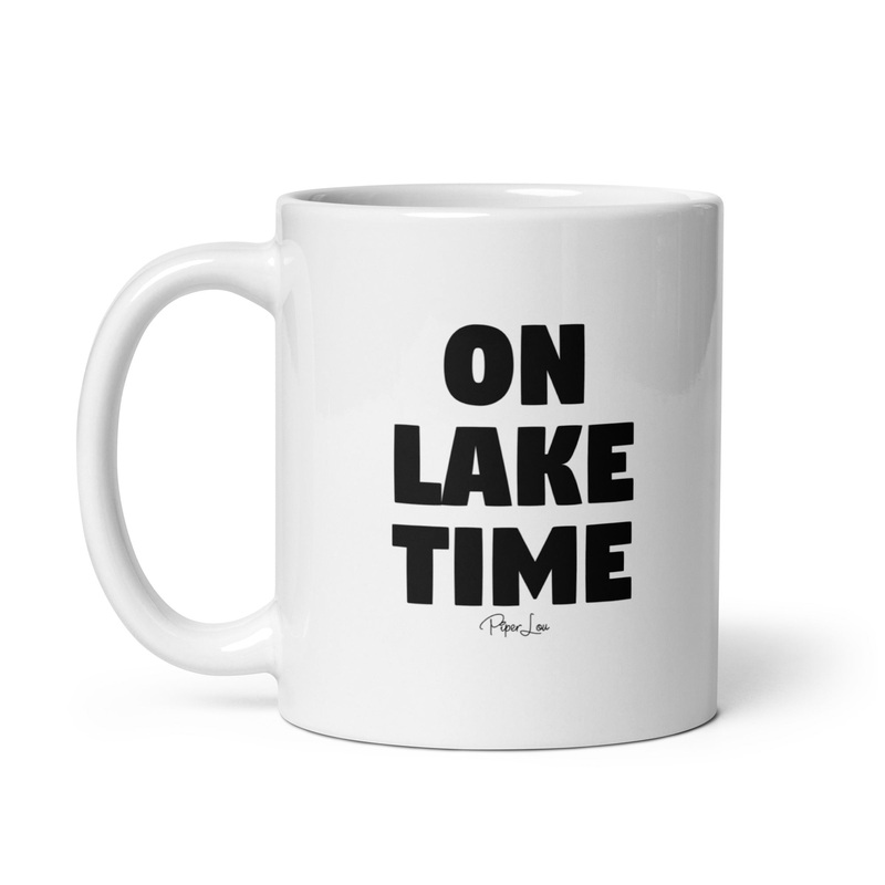 On Lake Time Ceramic Coffee Mug