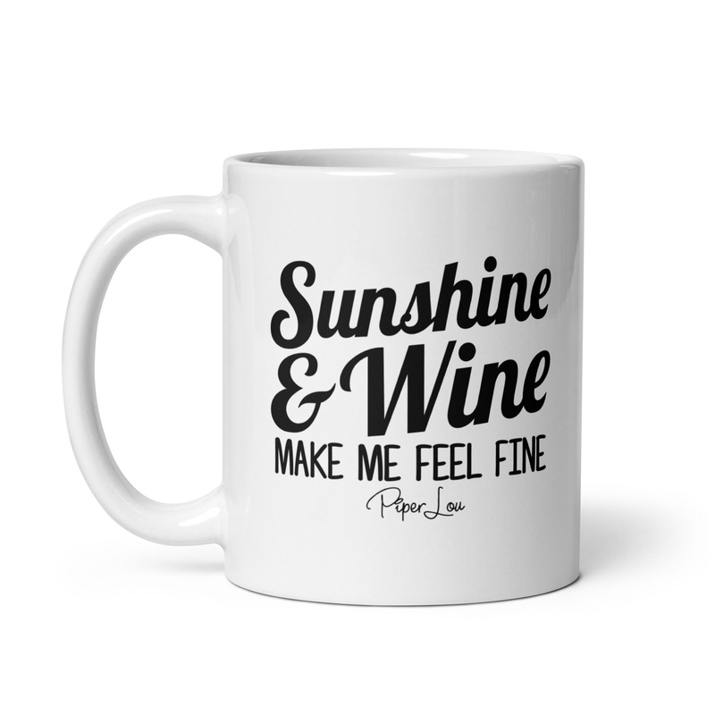 Sunshine And Wine Ceramic Coffee Mug