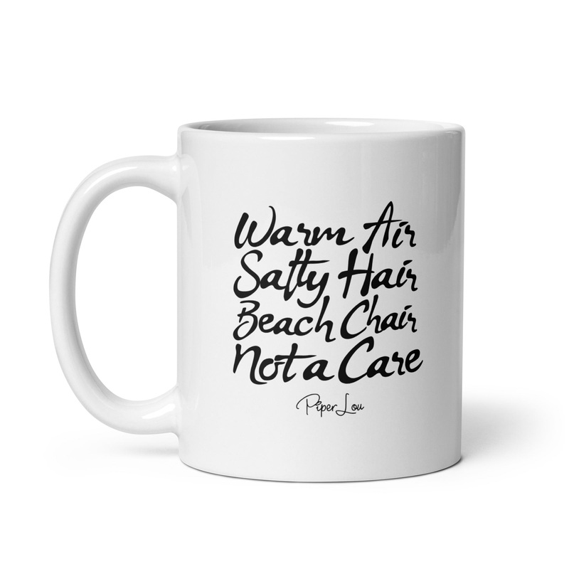 Warm Air Salty Hair Ceramic Coffee Mug