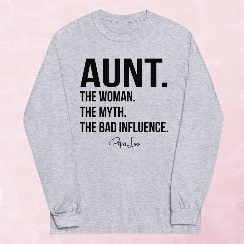 Aunt The Woman The Myth Graphic Long Sleeve Tee