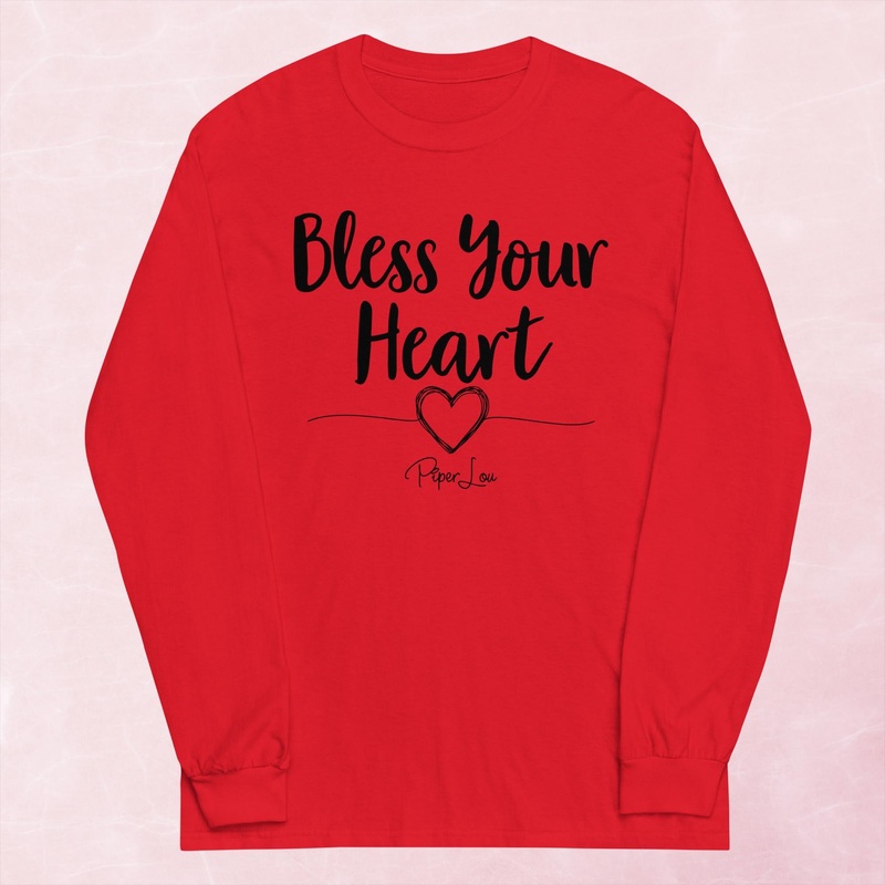 Bless Your Heart Graphic Long Sleeve Tee