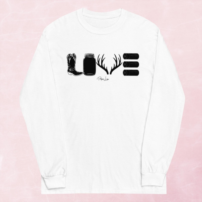 Country Girl Love Graphic Long Sleeve Tee