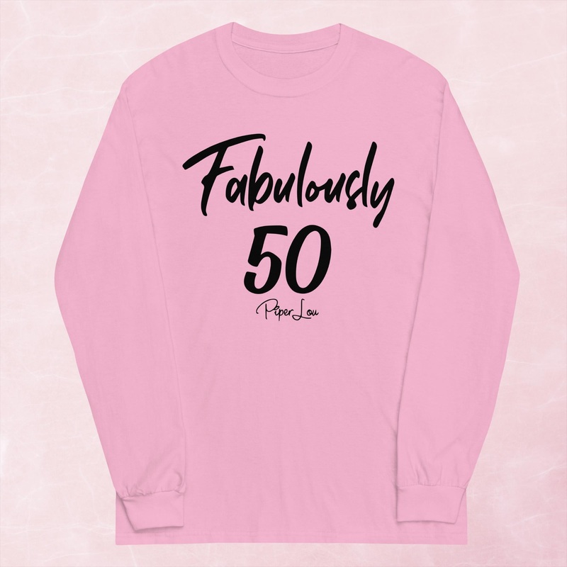 Fabulously 50 Graphic Long Sleeve Tee