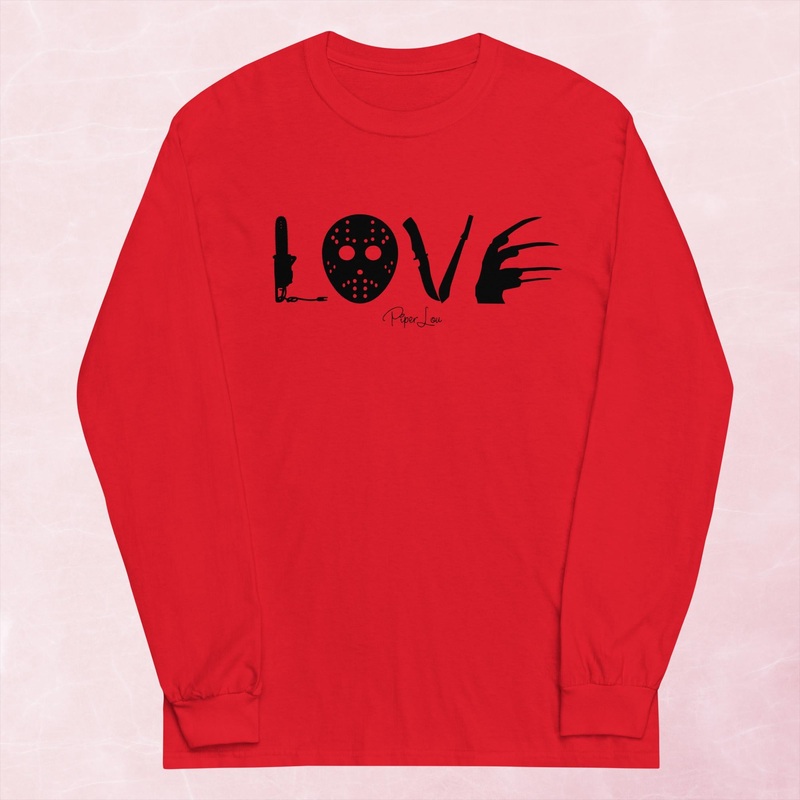 Horror Love Graphic Long Sleeve Tee