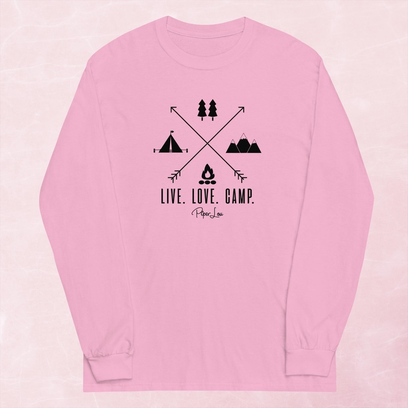 Live Love Camp Graphic Long Sleeve Tee
