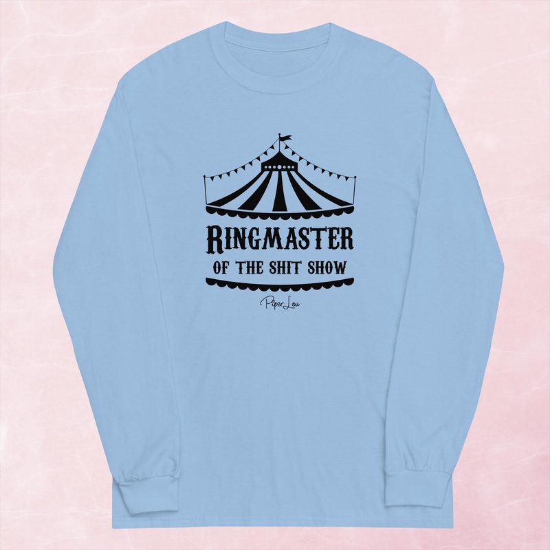 Ringmaster Of The Shitshow Graphic Long Sleeve Tee