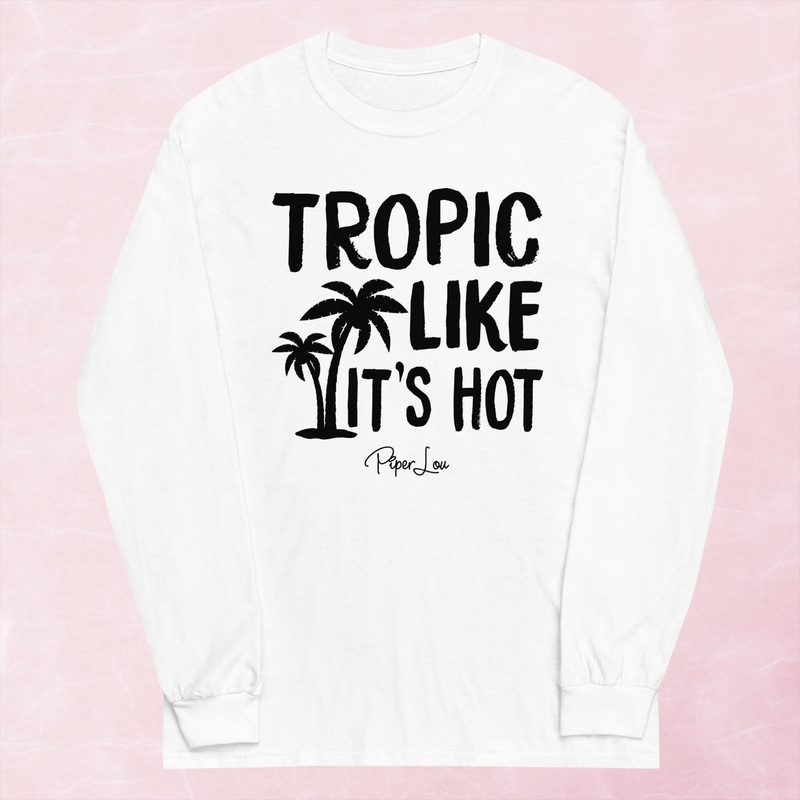 Tropic Like It’s Hot Graphic Long Sleeve Tee
