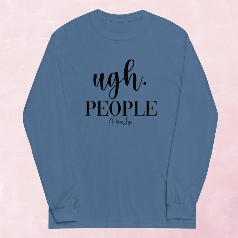 Ugh People Graphic Long Sleeve Tee