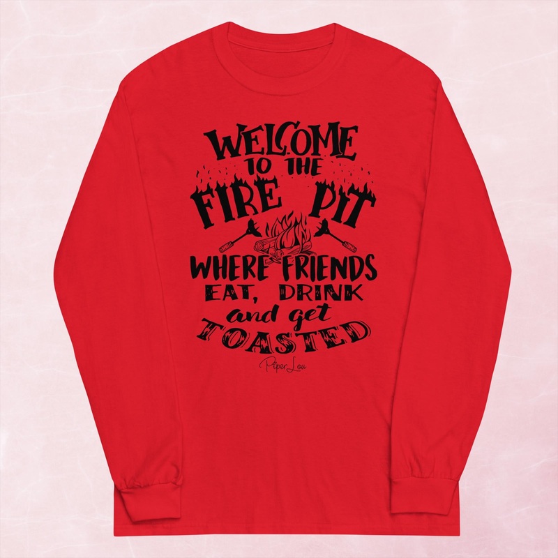 Welcome To The Firepit Graphic Long Sleeve Tee