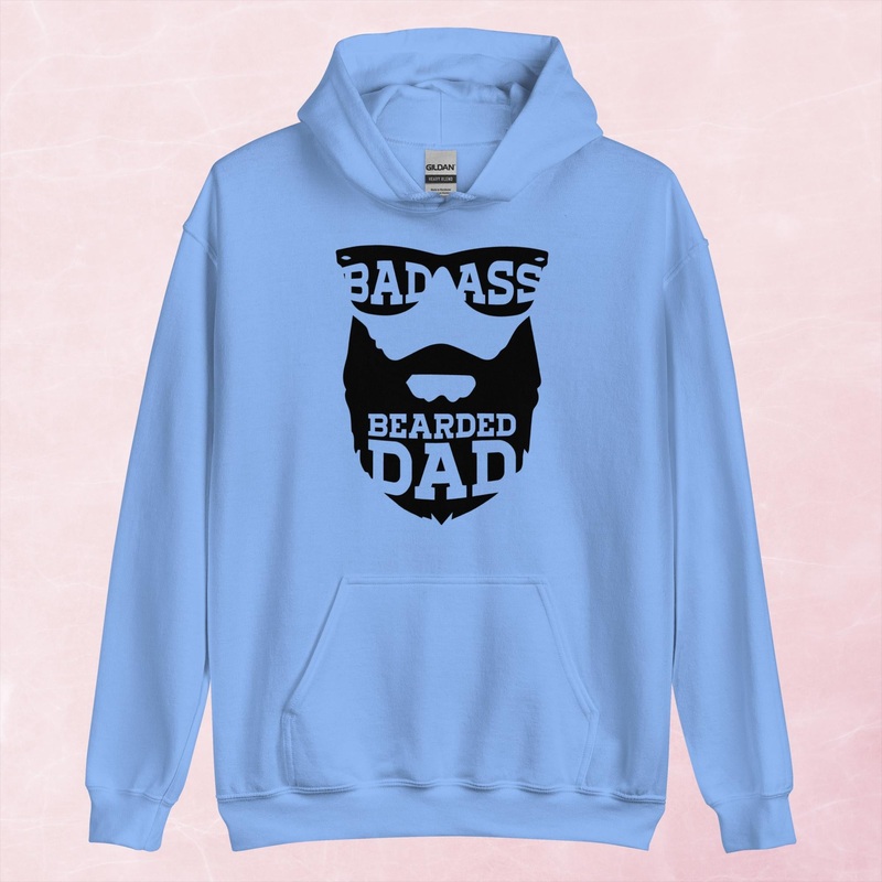 Badass Bearded Dads Graphic Hoodie
