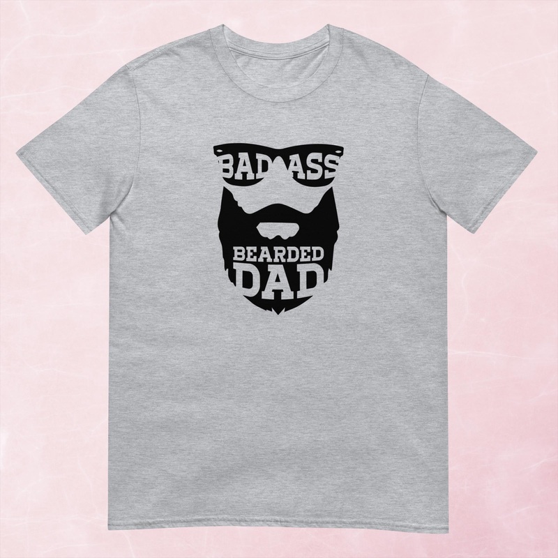 Badass Bearded Dads Graphic Tee