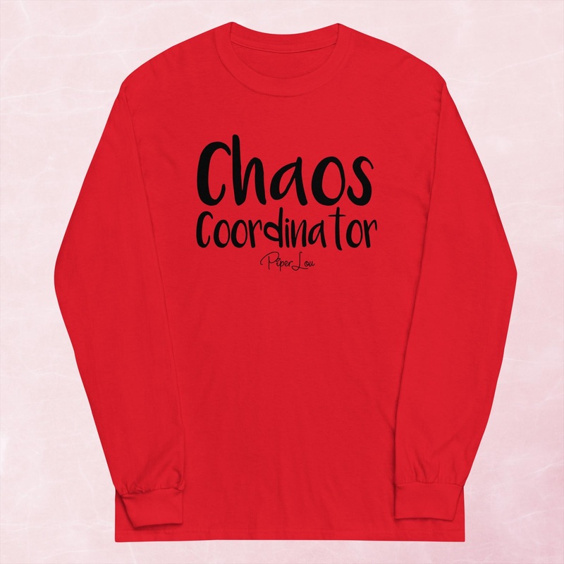 Chaos Coordinator Graphic Long Sleeve Tee