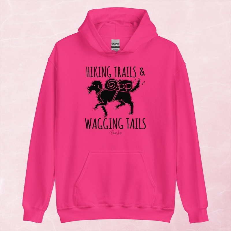 Hiking Trails & Wagging Tails Graphic Hoodie