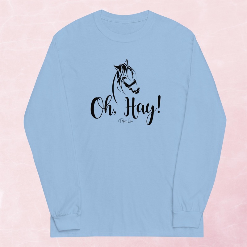 Oh Hay Graphic Long Sleeve Tee