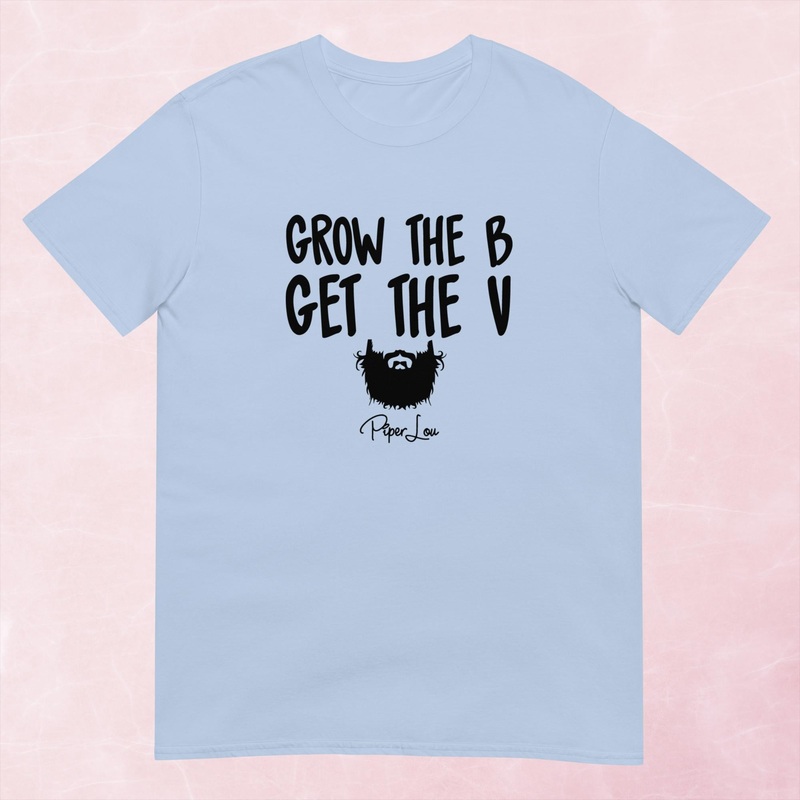 Grow The B Graphic Tee|Heather Red|Tropical Blue|Sand|Light Blue|Sport Grey|Cornsilk|White|S|M|L|XL|2XL|3XL