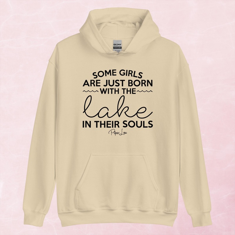 Some Girls Are Just Born With The Lake In Their Souls Graphic Hoodie