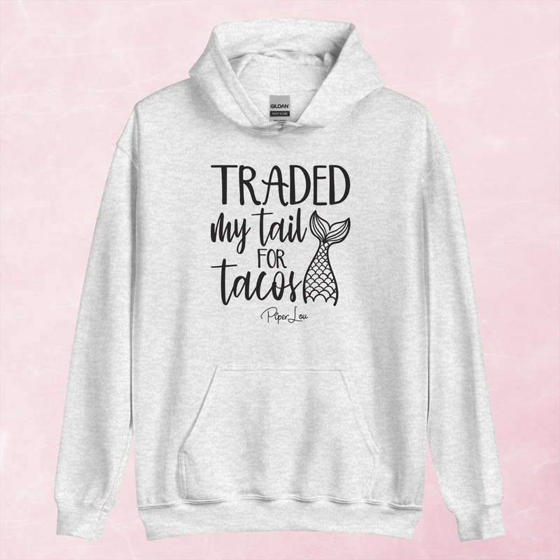Traded My Tail For Tacos Graphic Hoodie