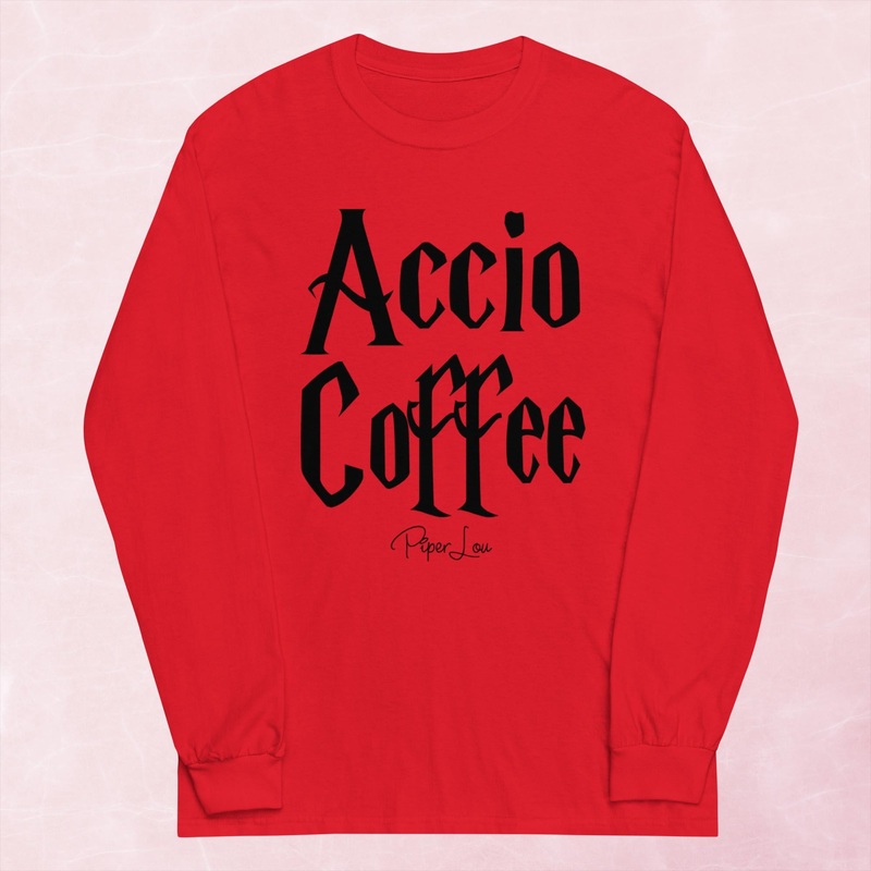 Accio Coffee Graphic Long Sleeve Tee