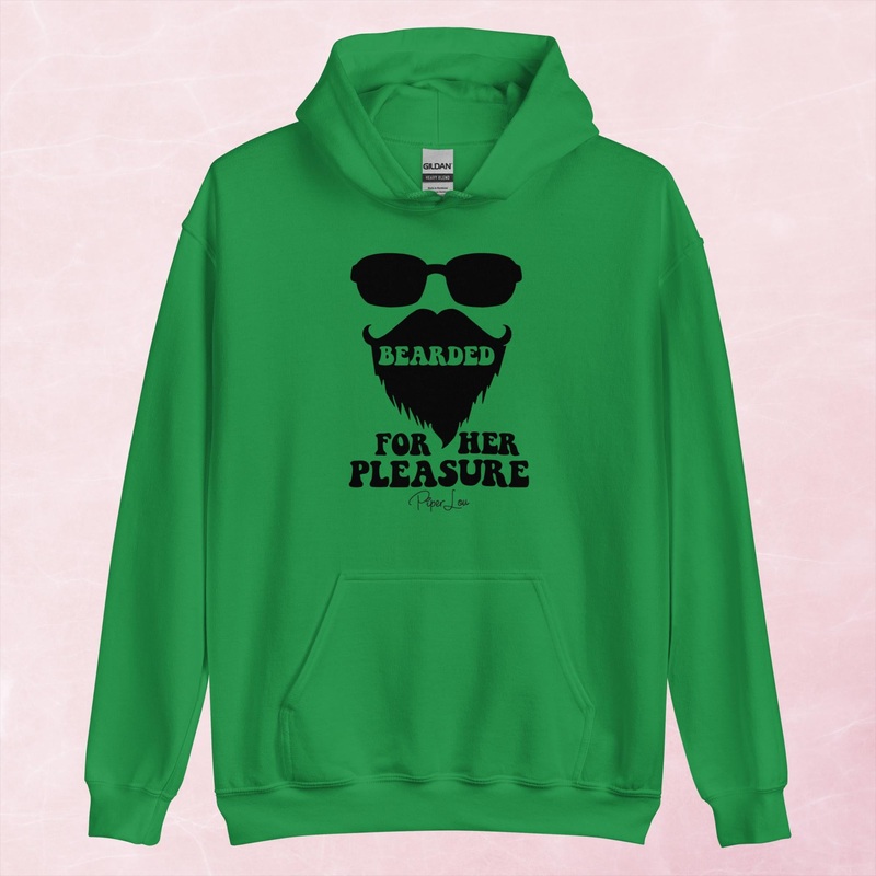 Bearded For Her Pleasure Graphic Hoodie