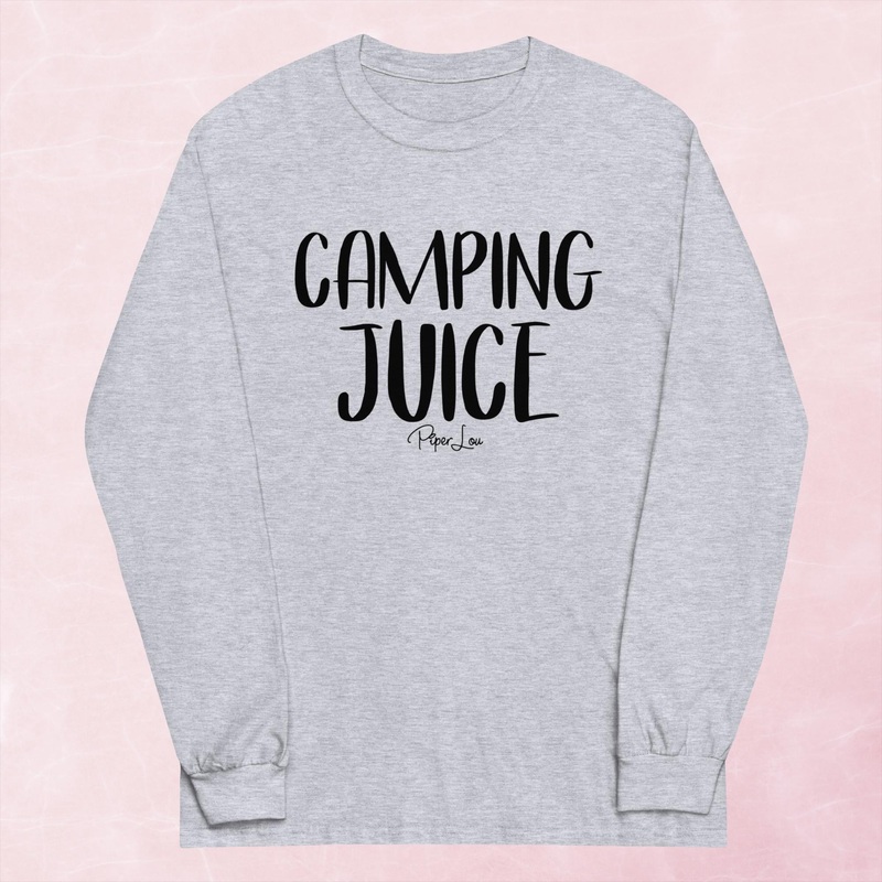 Camping Juice Graphic Long Sleeve Tee