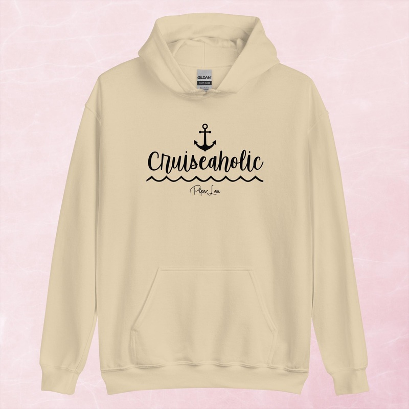 Cruiseaholic Graphic Hoodie|Red|Heliconia|Irish Green|Orange|Military Green|Carolina Blue|Gold|Sand|Light Pink|Ash|White|S|M|L|XL|2XL|3XL|4XL|5XL