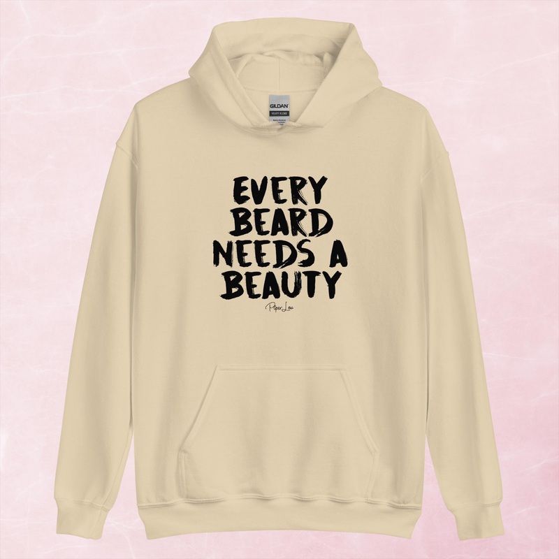 Every Beard Needs His Beauty Graphic Hoodie