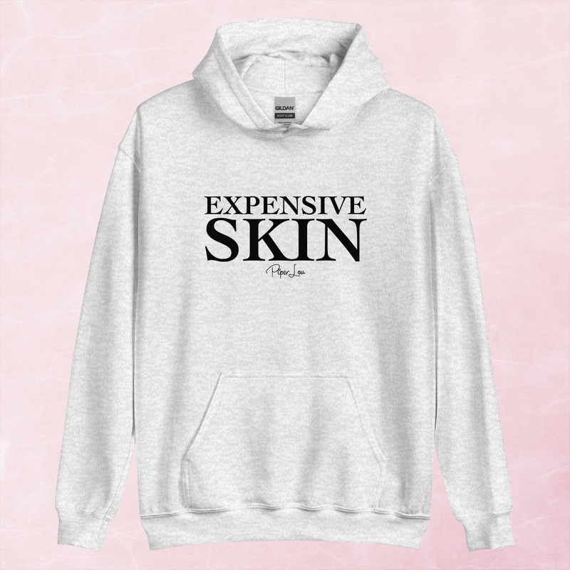 Expensive Skin Graphic Hoodie|Red|Heliconia|Irish Green|Orange|Military Green|Carolina Blue|Gold|Sand|Light Pink|Ash|White|S|M|L|XL|2XL|3XL|4XL|5XL