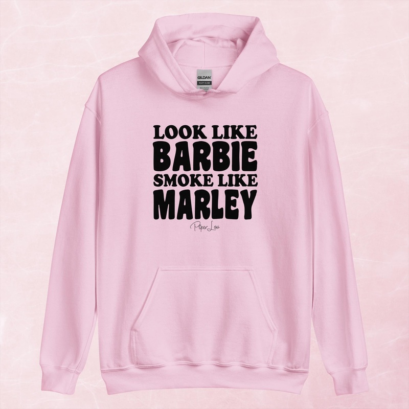 Look Like Barbie Smoke Like Marley Graphic Hoodie