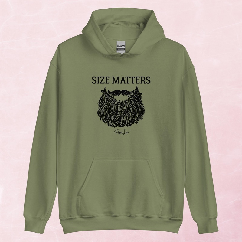 Size Matters (Beard) Graphic Hoodie