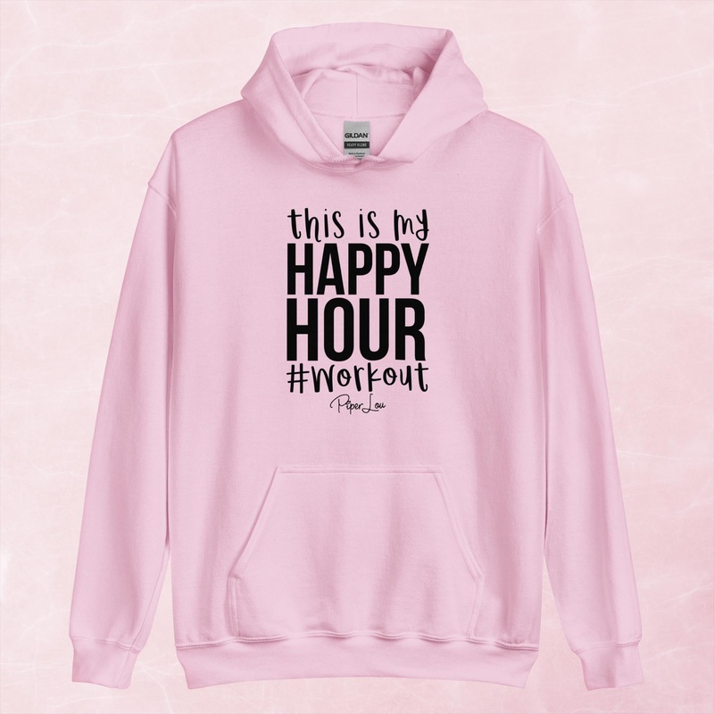 This Is My Happy Hour Graphic Hoodie