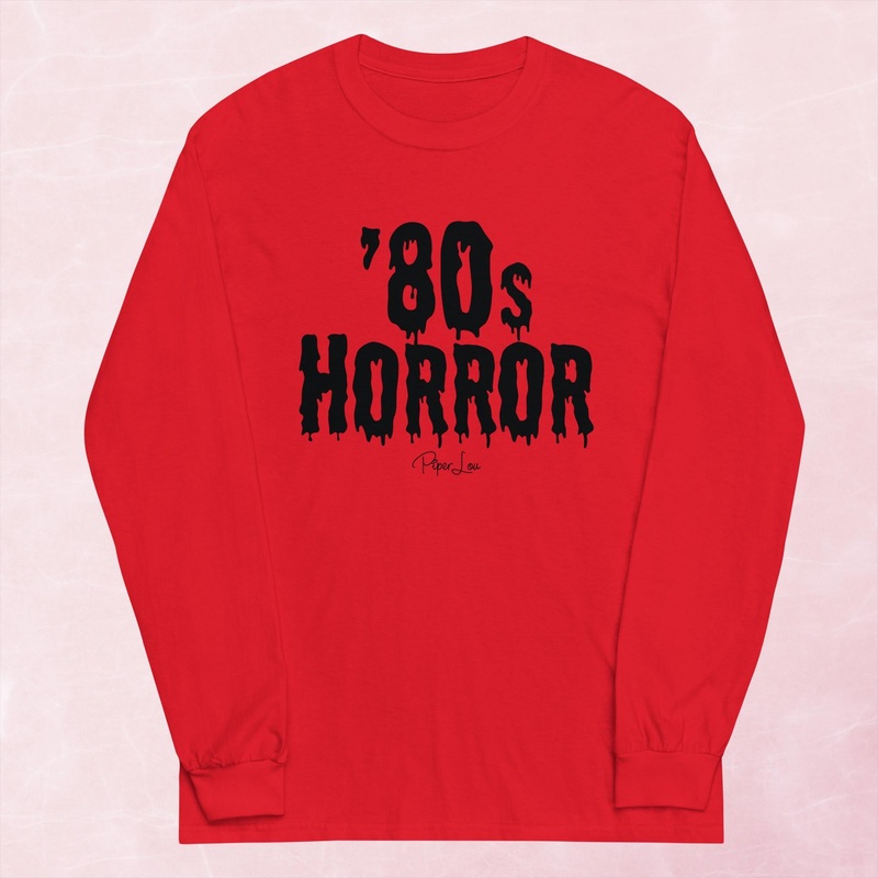 80’s Horror Graphic Long Sleeve Tee