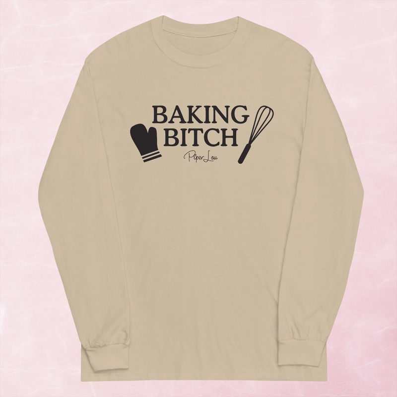 Baking Bitch Graphic Long Sleeve Tee