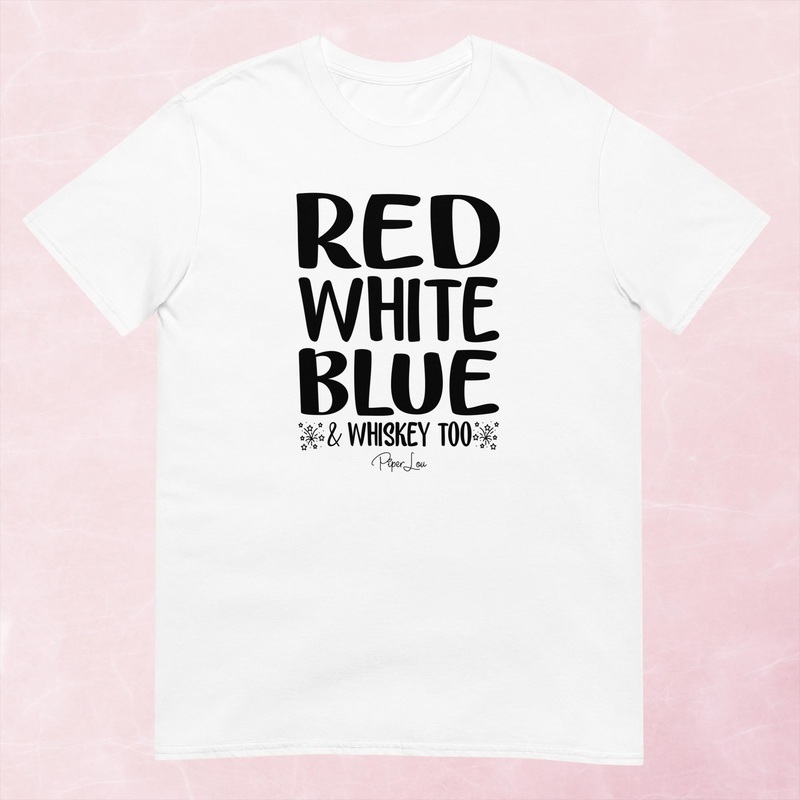 Red White Blue And Whiskey Too Graphic Tee