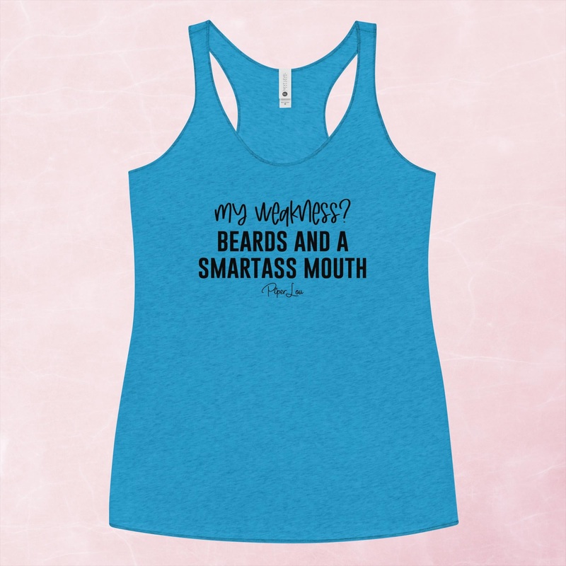Beards and A Smartass Mouth Graphic Tank Top