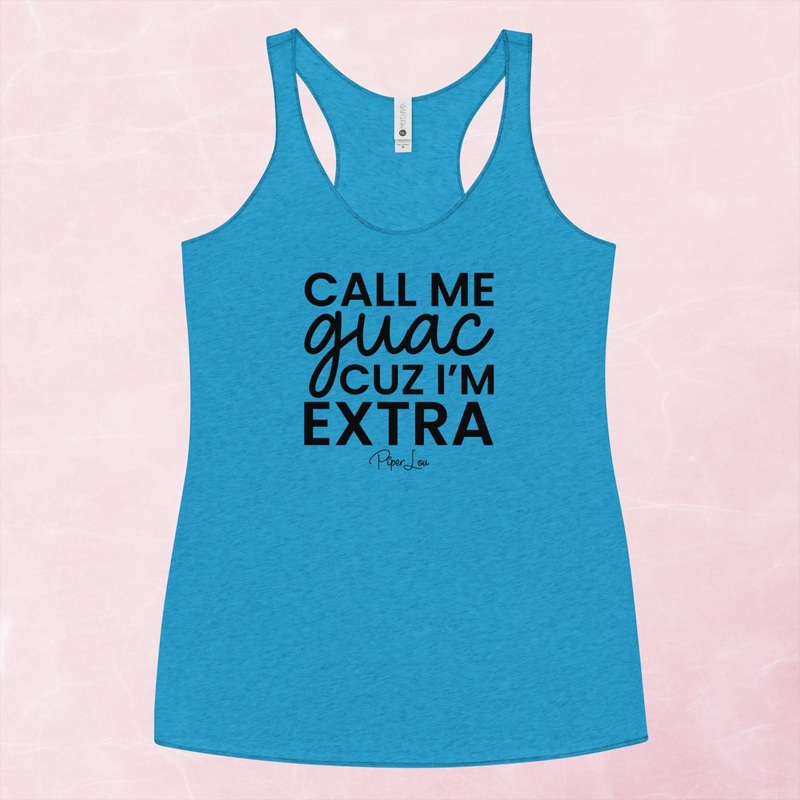 Call Me Guac Cuz I’m Extra Graphic Tank Top