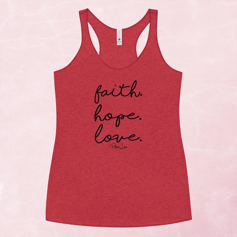 Faith Love Hope Graphic Tank Top