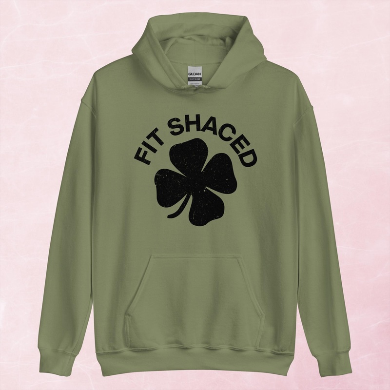 Fit Shaced Graphic Hoodie|Red|Heliconia|Irish Green|Orange|Military Green|Carolina Blue|Gold|Sand|Light Pink|Ash|White|S|M|L|XL|2XL|3XL|4XL|5XL
